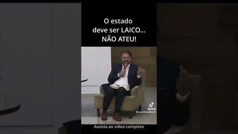 o estado deve ser Laico...