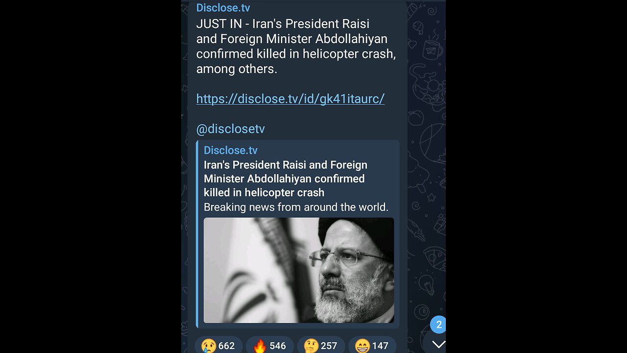 News Shorts: Iranian Foreign Minister Dead in Helicopter Crash