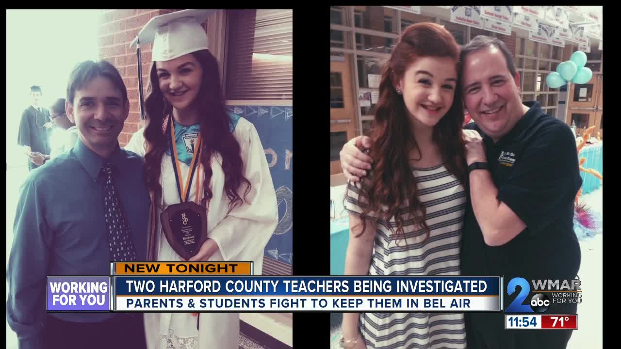 Investigation underway for two Harford County teachers, community fights to keep them in Bel Air