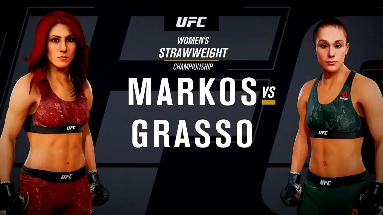 EA Sports UFC 3 Gameplay Alexa Grasso vs Randa Markos