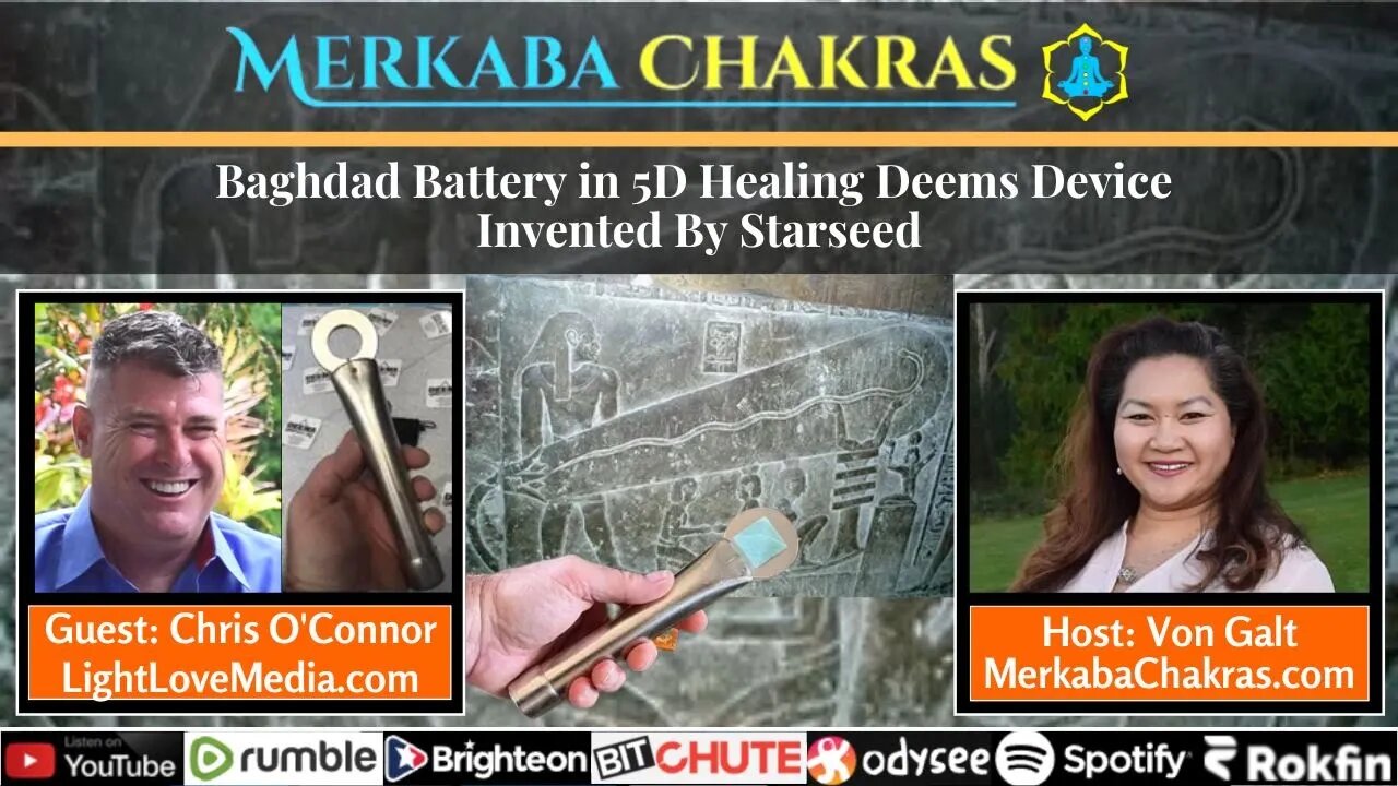 Baghdad Battery in 5D Healing Deems Device Invented By Starseed w/Chris O' Connor: MCP #112