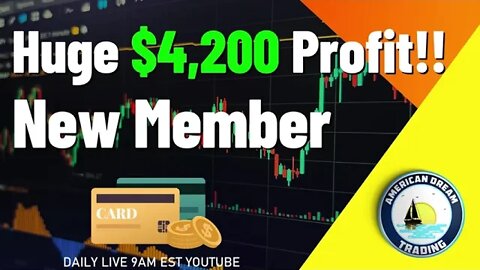 Huge $4,200 Profit New Member Stock Market