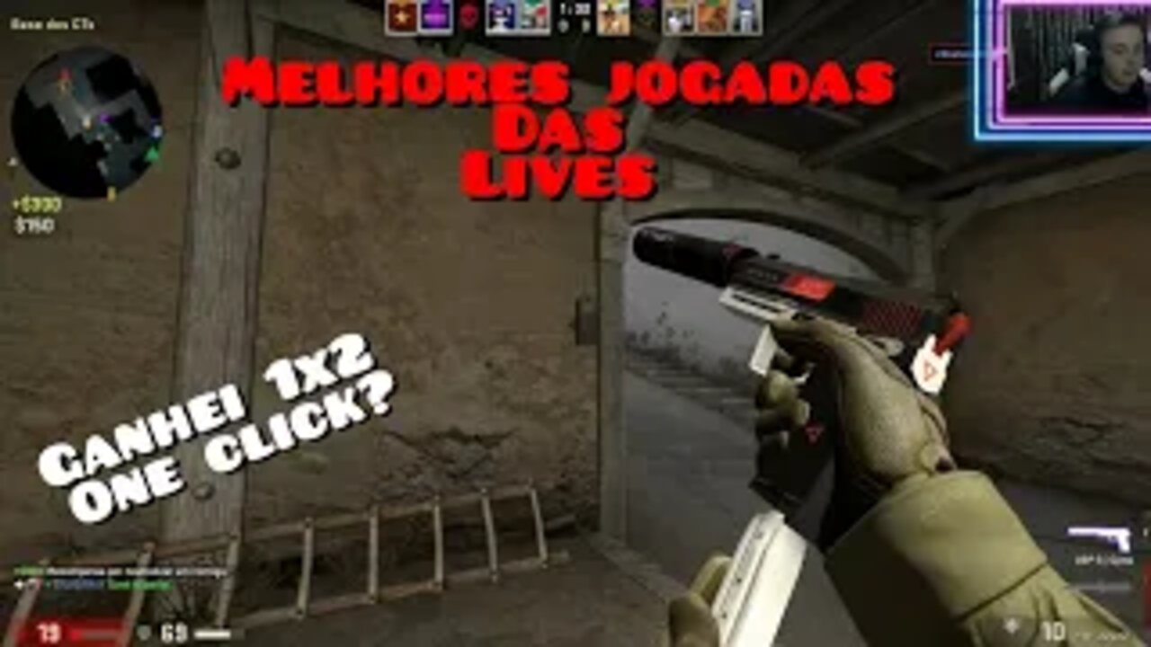 MELHORES JOGADAS DAS LIVES #3 - Counter Strike