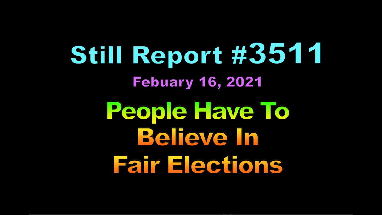 People Have To Believe In Fair Elections, 3511