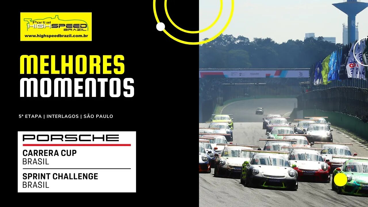 PORSCHE GT3 CUP BRASIL | MELHORES MOMENTOS | 5ª Etapa | INTERLAGOS | SÃO PAULO