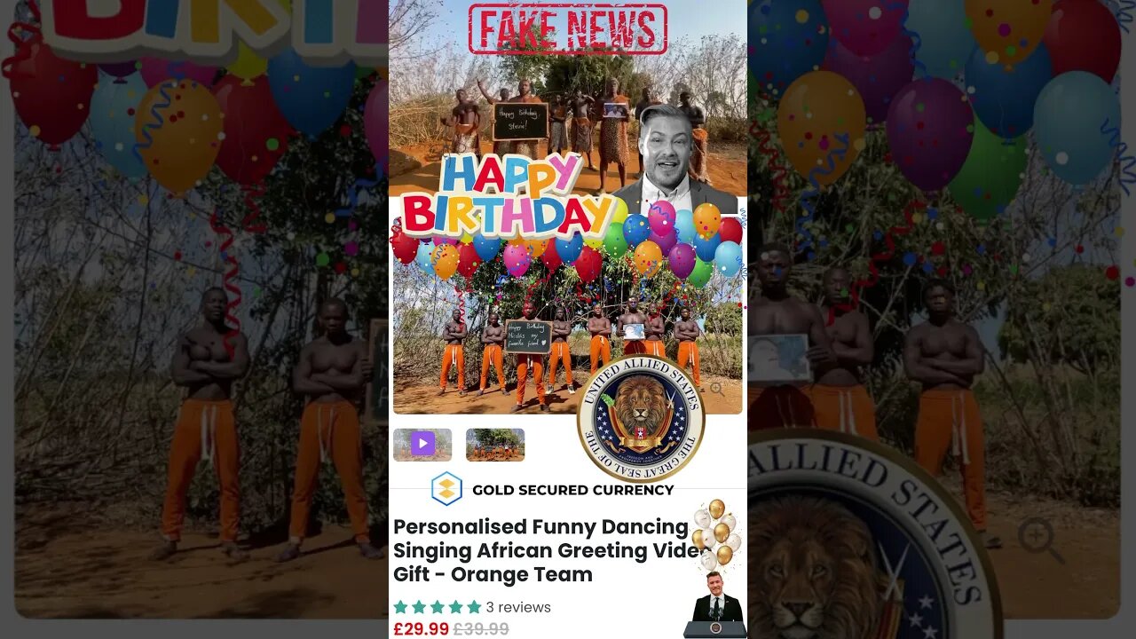 Stephen Mccullah African Happy Birthday Dance! - Busted as FAKE NEWS #LUNAONE #GSX #APL #XLN #CRYPTO