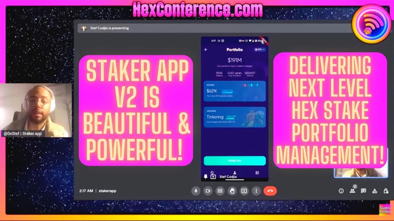 STAKER APP V2 Is BEAUTIFUL & POWERFUL! Delivering Next Level Hex Stake Portfolio Management!