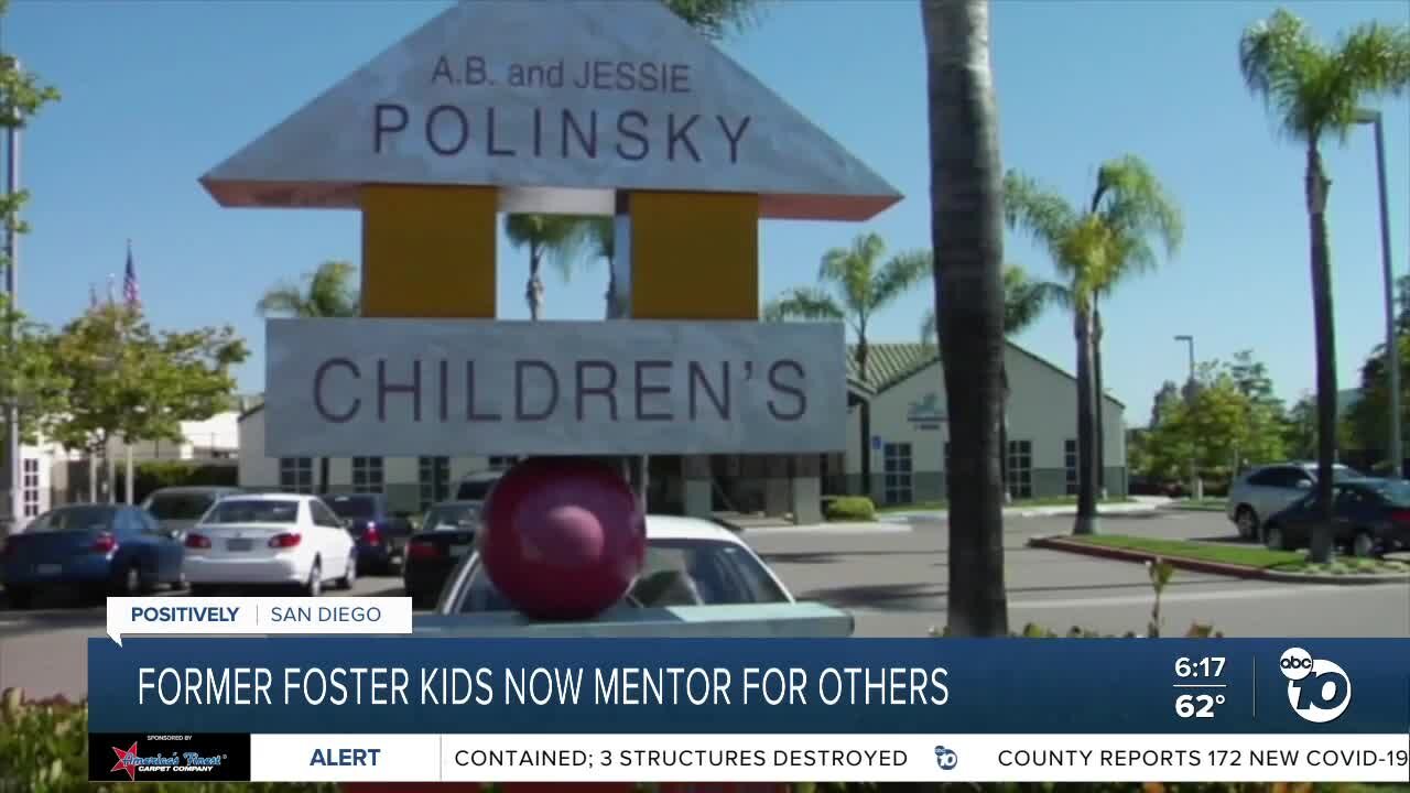 Former foster kids now mentor for others