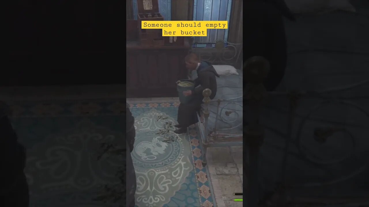 Hogwarts Legacy - someone should empty her bucket.