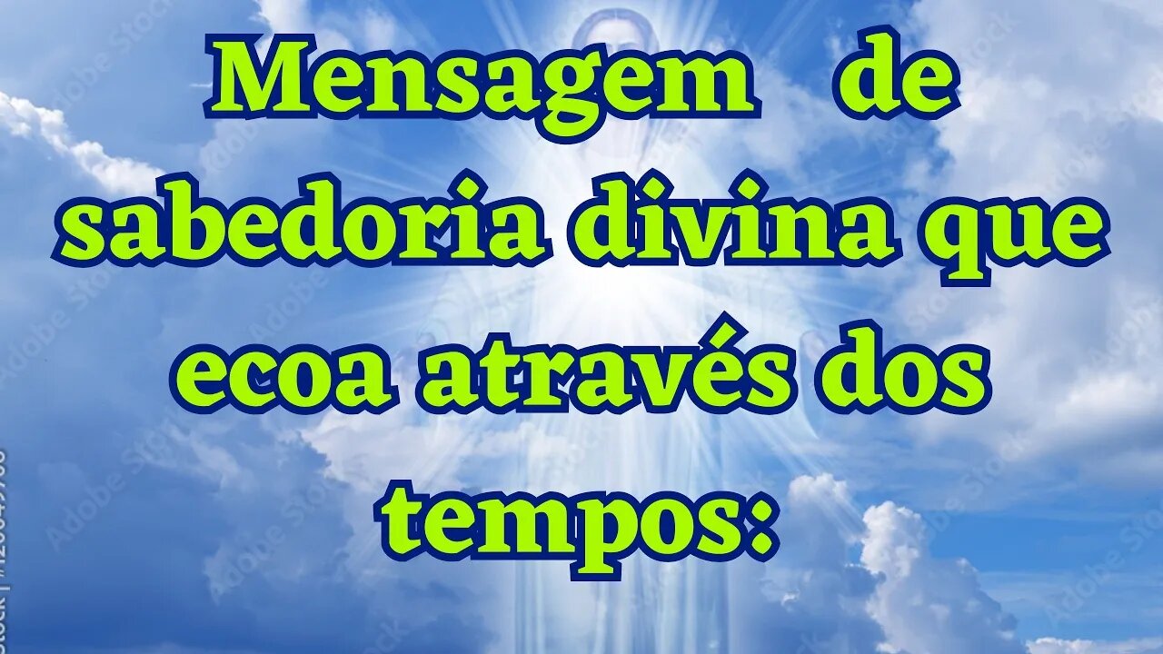 Como viver com sabedoria com "sabedoria divina".