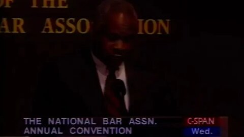 JULY 29, 1998 Associate Justice Clarence Thomas speech to black attorneys