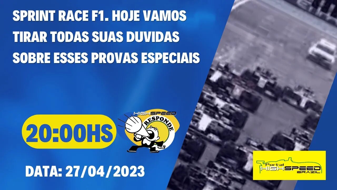AO VIVO | SPRINT RACE FÓRMULA 1 | HIGH SPEED RESPONDE