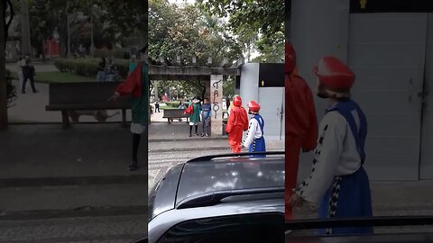 OS REIS DOS PASSINHOS, DANÇANDO FOFÃO, BEN10, O MÁSKARA E POPEYE NA CARRETA DA ALEGRIA TREM BALADA 3