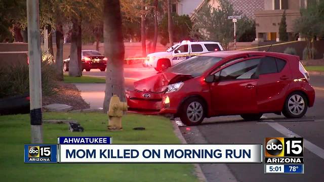 Valley mom killed on morning run