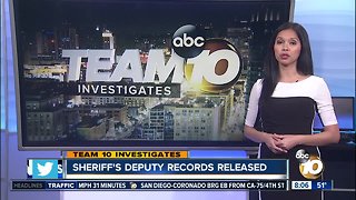 Sheriff' deputy records released