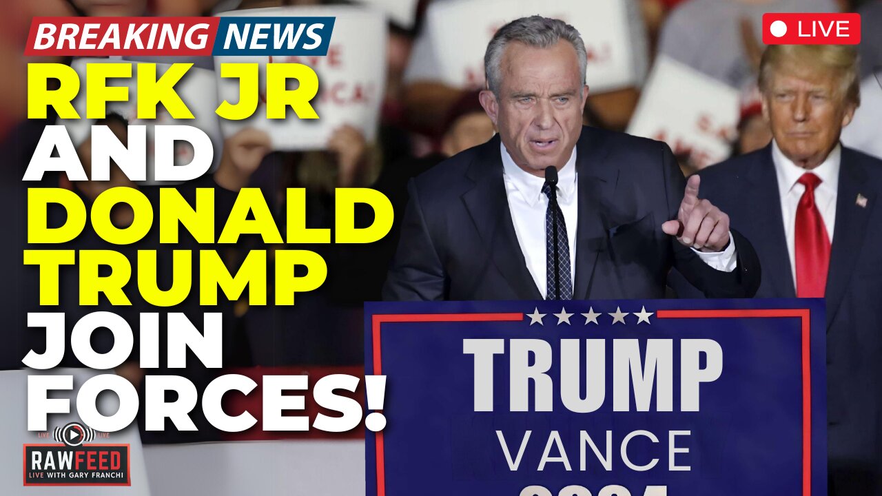 🔴 LIVE: HISTORIC MOMENT - Trump Welcomes RFK Jr. to Arizona Rally | RAW FEED with Gary Franchi