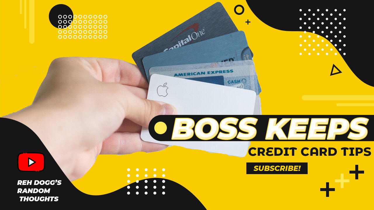 Reh Dogg's Random Thoughts - Boss Keeps Credit Card Tips