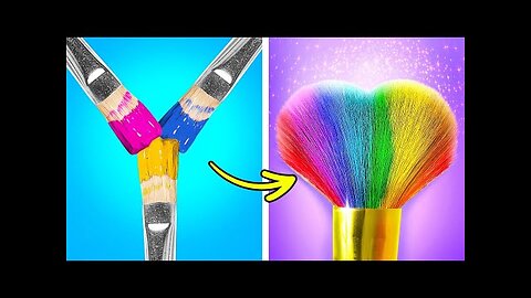 Colorful Beauty Hacks And DIY Makeup Ideas For Girls 💄