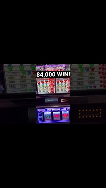 Double Diamond Strike! Nice Hand Pay! #shorts #shortsvideo