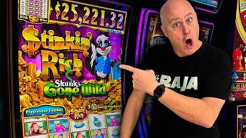 STINKIN RICH DELIVERS NONSTOP JACKPOTS IN THE HIGH LIMIT ROOM!