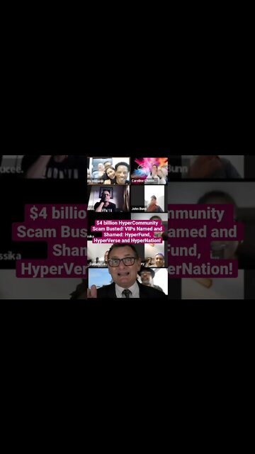 $4 billion HyperCommunity Scam Busted! VIPs Named and Shamed: HyperFund, HyperVerse and HyperNation!