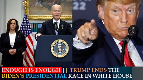 Joe Biden Blow Up His Re-Election Bid In The White House Race || Donald Trump AT Large