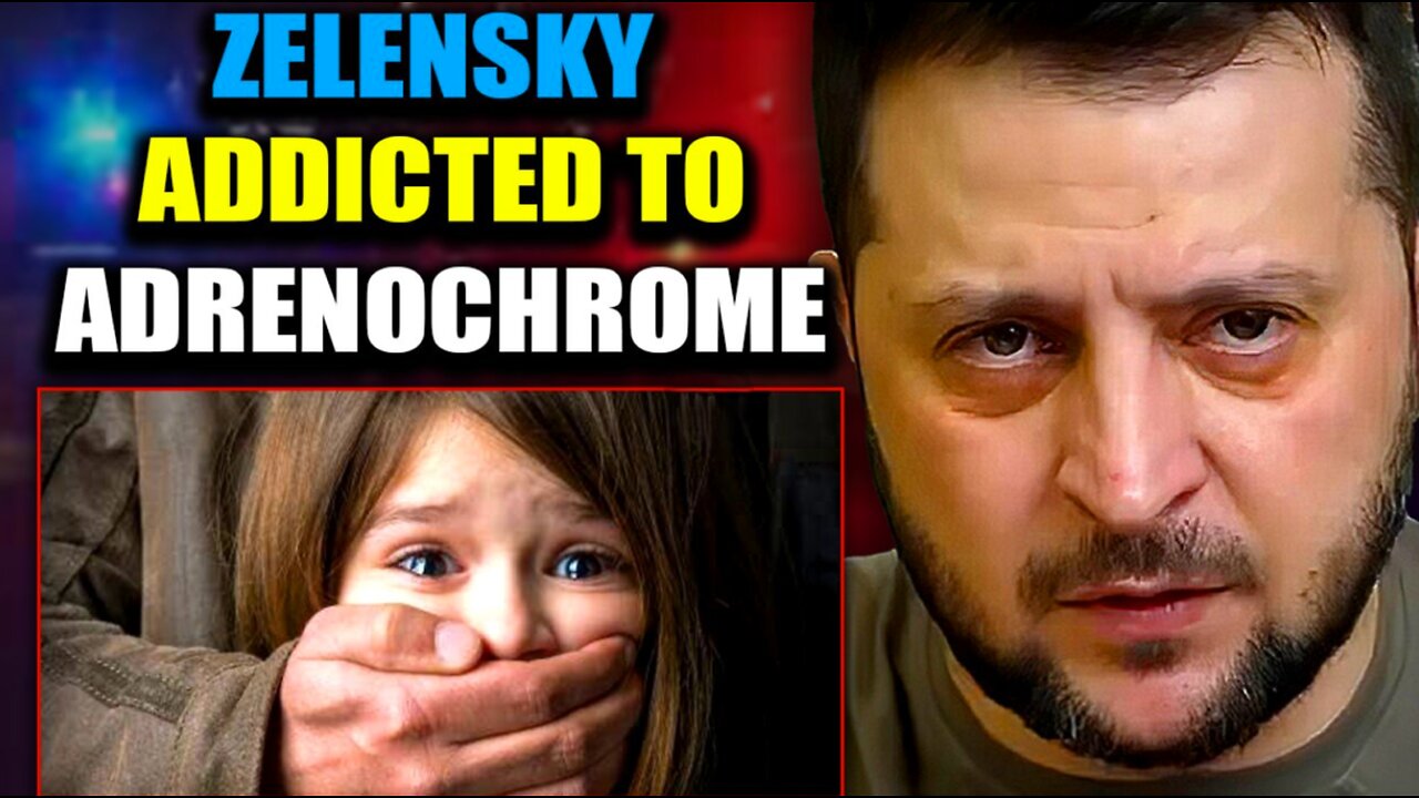 Bomba!!!! Sygnalista Adrenochrome: „Zełenski i inni przywódcy są uzależnieni od krwi dzieci” – ...