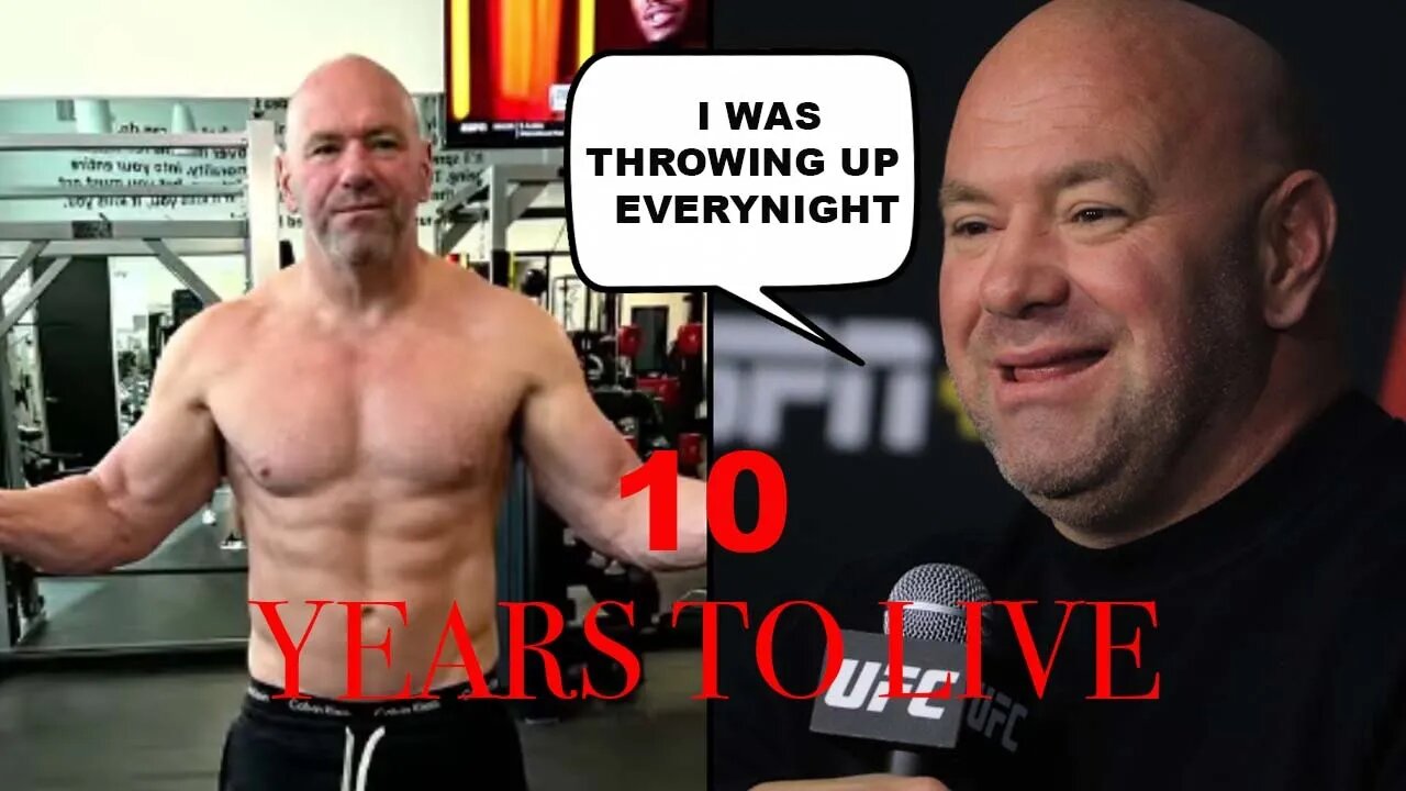 REACTING TO DANA WHITE | 10.4 YEARS TO LIVE