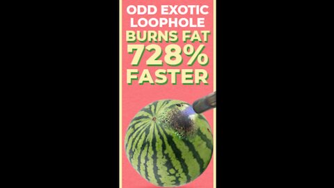 Burn fat 728% faster, weight loss faster without exercise