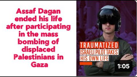 Assaf Dagan ended his life after participating in the mass bombing of displaced Palestinians in Gaza