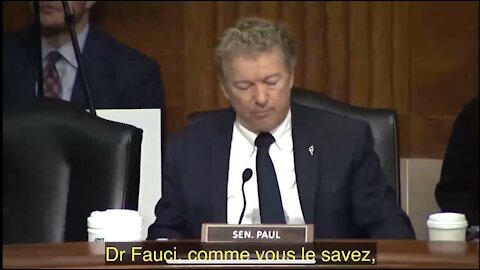 Fauci ment au congrès américain