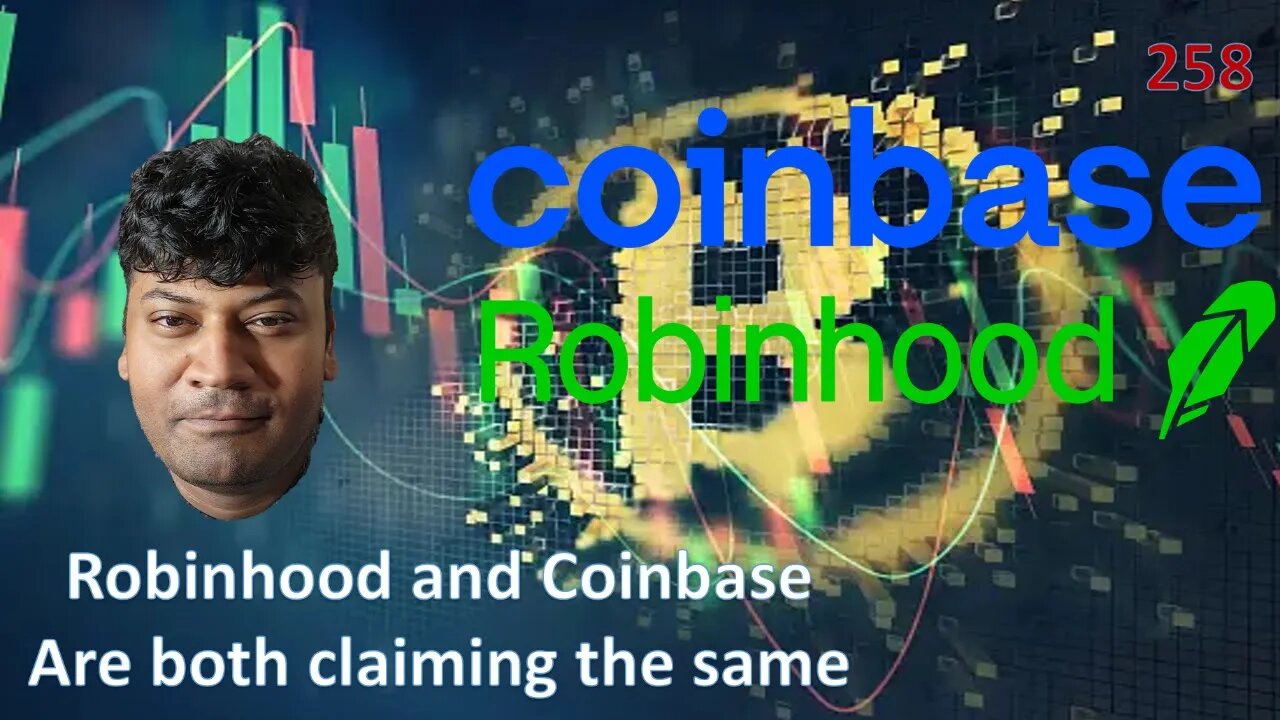 Robinhood and Coinbase Are both claiming the same #coinbase #robinhood #bitcoin #258