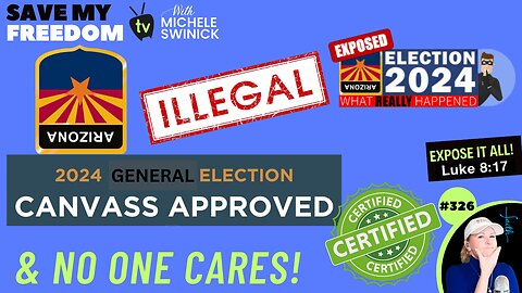 ARIZONA’S ILLEGAL 2024 ELECTION IS BEING CERTIFIED BY AN ILLEGITIMATE GOVERNOR, ATTORNEY GENERAL & SECRETARY OF STATE! NEVER SEEN BEFORE Evidence Will Be EXPOSED LIVE Tues Nov 26. SET Your Notifications & SHARE! WHERE ARE MAGA LEADERS?