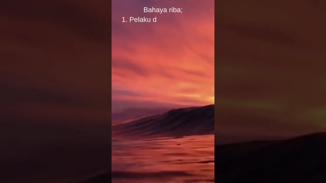 INI BAHAYA RIBA DALAM KEHIDUPAN #literasi #agamaislam #videoshort