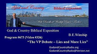 326 - The VP Debate - Lies and More Lies