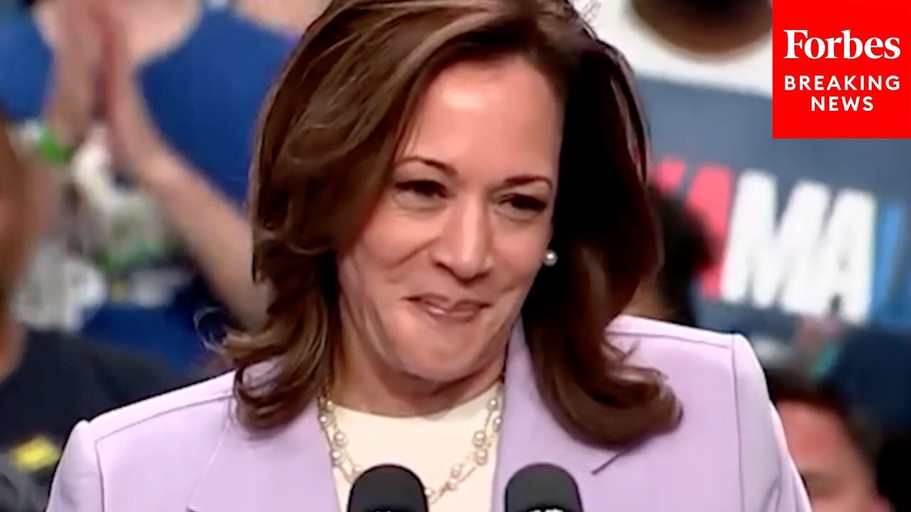 Kamala Harris Says 'We Are All So Deeply Grateful To Joe Biden For His Lifetime Of Service' In Vegas