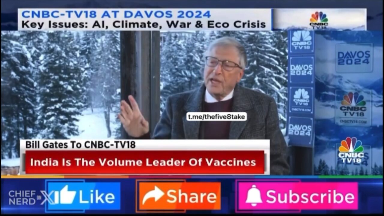 Bill says that there are new COVID vaccines on their way and that this time they will be patches.