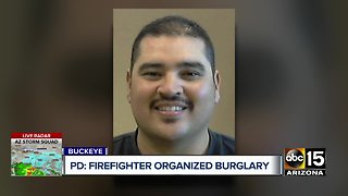 Buckeye firefighter arrested and accused of orchestrating burglary of fire station