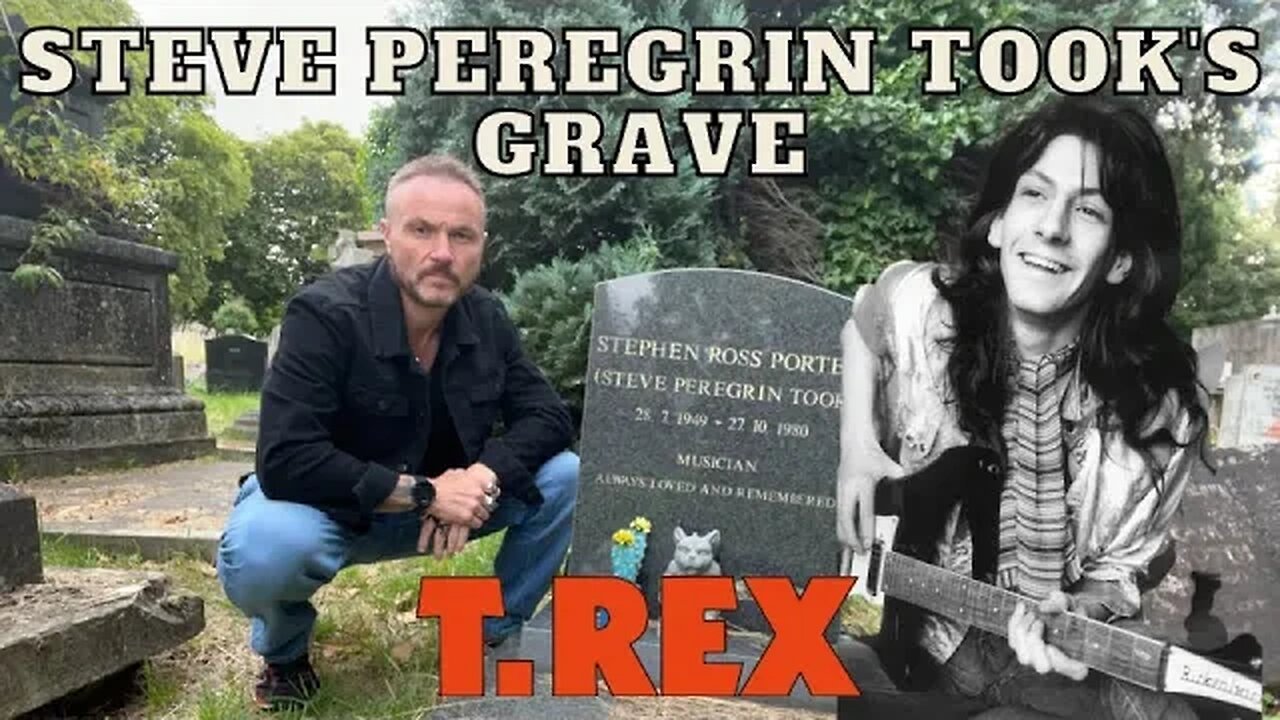 Steve Peregrin Took's Grave - Famous Graves, T-Rex