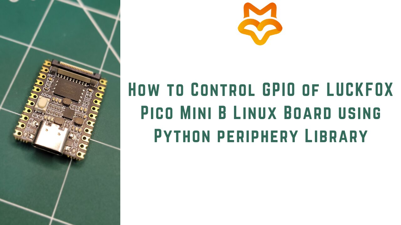 How to Control GPIO of LUCKFOX Pico Mini B RV1103 Linux Micro Development Board using Python |