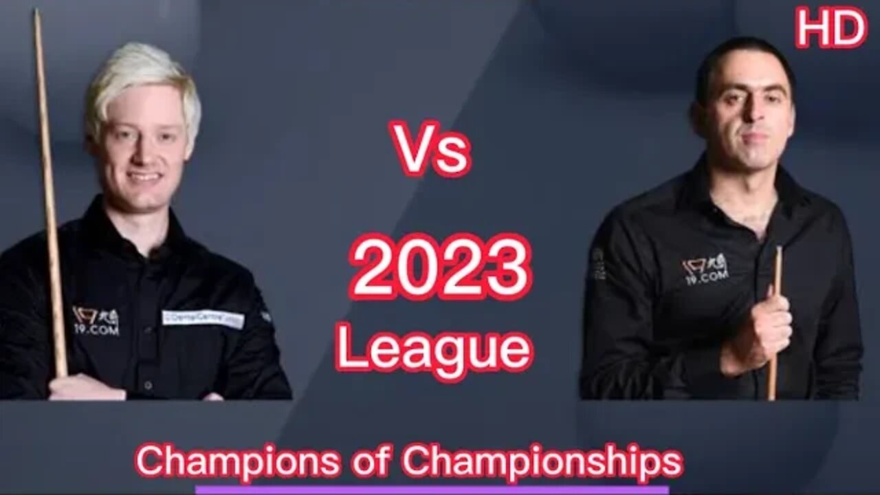 Ronnie O’Sullivan vs Neil Robertson Incident champion of championships 2023 League