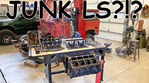 Tearing down the LS! #shorts #toyota #fj40