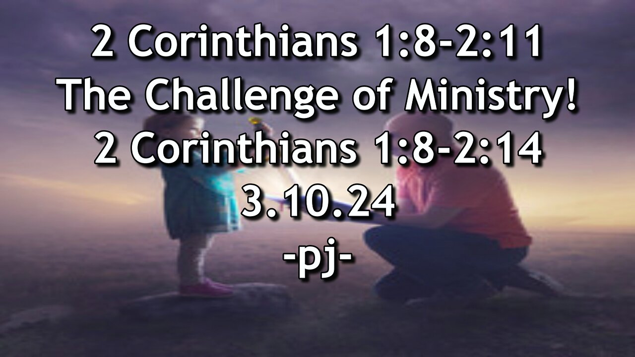 Challenge of Ministry