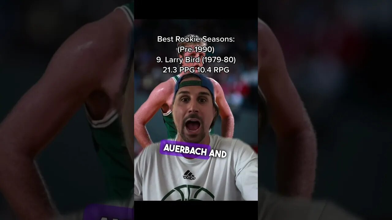 LARRY BIRD’S UNREAL ROOKIE SEASON #shorts