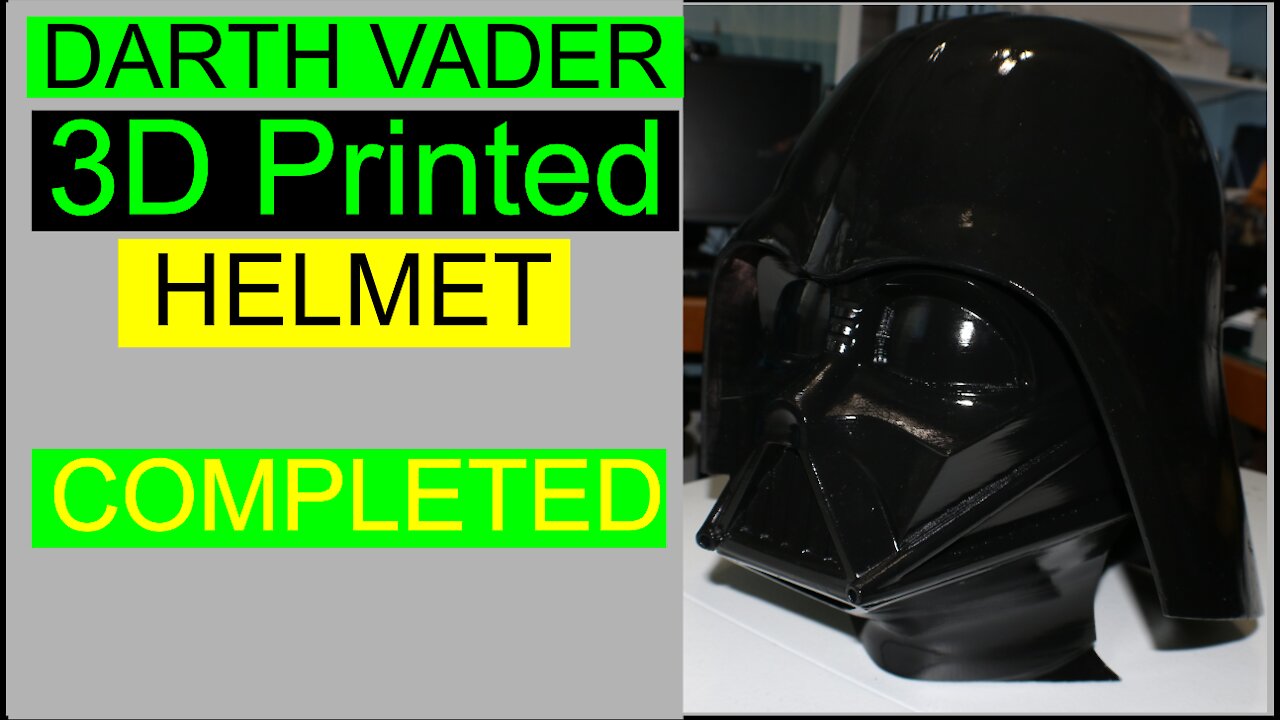 3D Printed Darth Vader Helmet