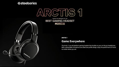 SteelSeries Arctis 1 Wired Gaming Headset