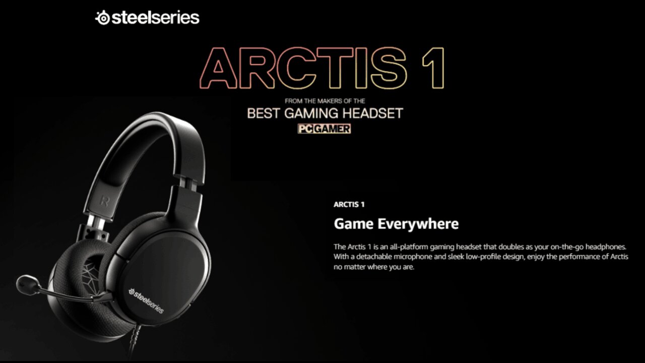 SteelSeries Arctis 1 Wired Gaming Headset