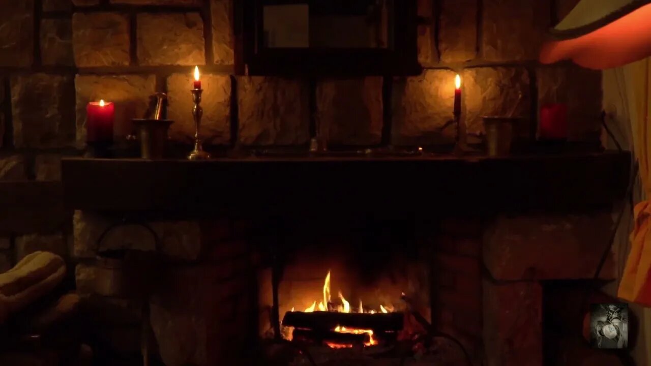 Crackling Fireplace. #whitenoise Sounds that can help with relaxing and more.