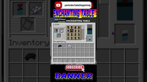 Enchanting Table Banner | Minecraft