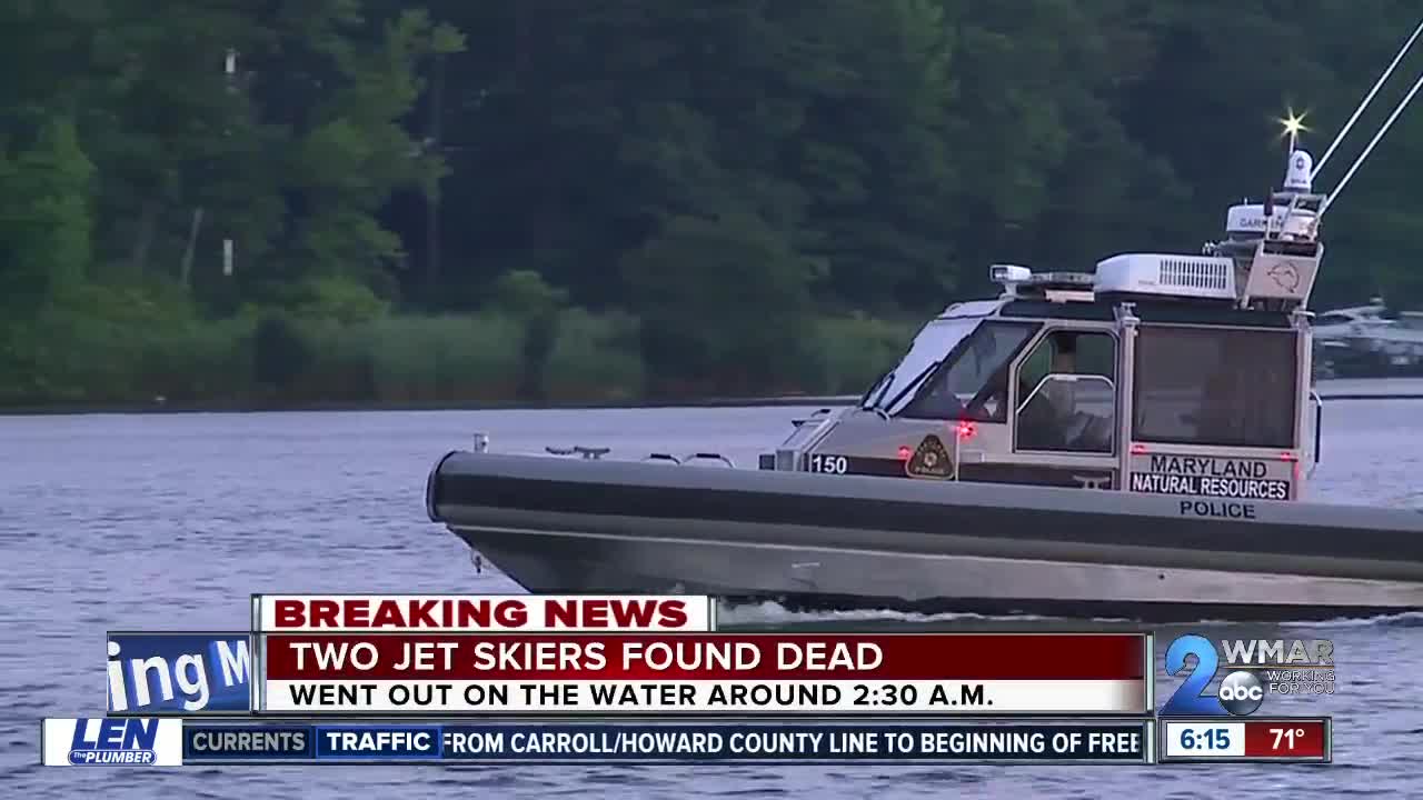 Anne Arundel Co Fire crews recovered the bodies of missing jet skiers in Edgewater